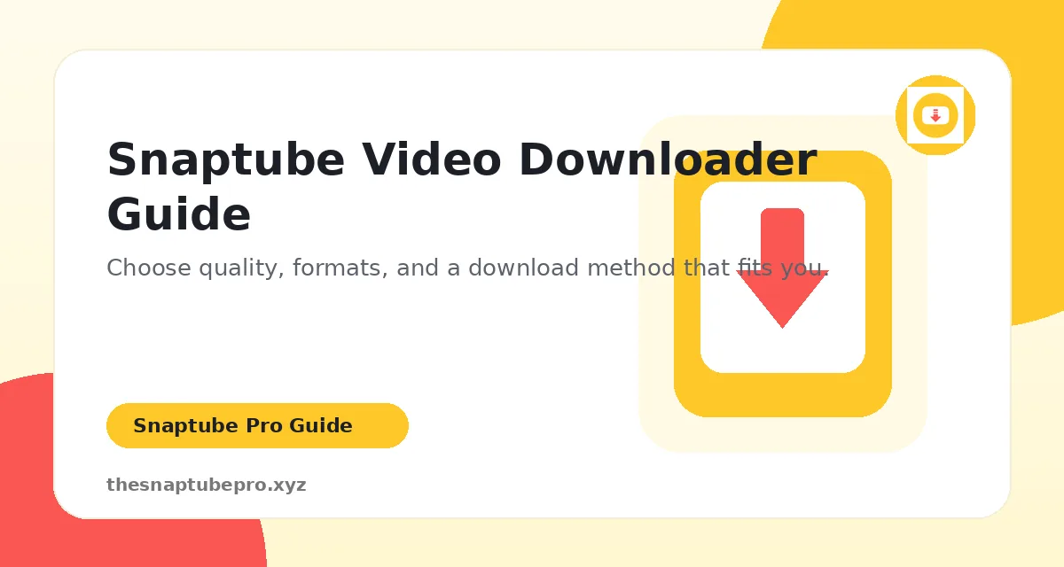Snaptube video downloader guide